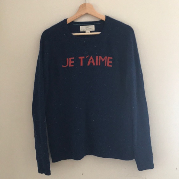 Trovata Sweaters - Trovata Birds of Paradis 100% cashmere swe…
